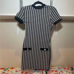 Houndstooth Dress